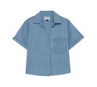 Roy Roger's - Martin Chambray Shirt - Femme - Blouses et Chemises - Bleu - Taille: 38 FR