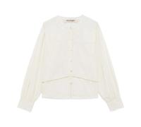 Roy Roger's - Old Glory Long Farm Shirt - Femme - Blouses et Chemises - Blanc - Taille: 38 FR