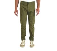 Roy Roger's - Pantalone city cargo - Homme - Pantalons - Vert - Taille: W35
