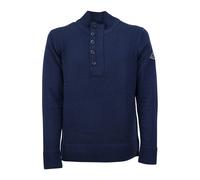Roy Roger's - Pull en laine à demi-col - Homme - Pulls - Bleu - Taille: M