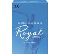 D'Addario Anches pour saxophone baryton Royal 3 - Force 3.0 - Pack de 10