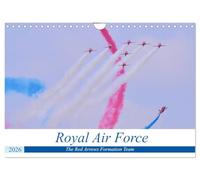 Royal Air Force The Red Arrows Formation Team (Wall Calendar 2026 DIN A4 landscape), CALVENDO 12 Month Wall Calendar: World famous Red Arrows Formation Team