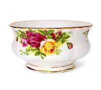 Royal Albert Grand sucrier - Old Country Roses - Ø 11,5 cm - Porcelaine avec bord doré - Grand