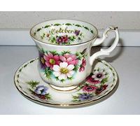 Royal Albert / Oktober / Lot de 2 / Original/ Bone China/Tasse de collection/Petite taille