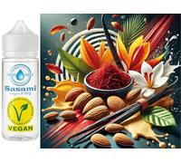 Royal Almond-Saffron Cream - safran, amande & vanille arôme concentré - Vegan - Sasami - 10 ml