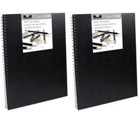 Royal and Langnickel Carnet de croquis à spirales 80 pages Format A6 (Lot de 2)