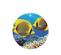 Royal Angel Fishes Lot de 6 désodorisants de voiture amusants à suspendre pour voiture - Mignon et durable - Décoration à suspendre - Cadeau - Accessoires de décoration d'intérieur pour homme et femme