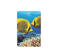 Royal Angel Fishes Lot de 6 désodorisants de voiture amusants à suspendre pour voiture - Mignon et durable - Décoration à suspendre - Cadeau - Accessoires de décoration d'intérieur pour homme et femme