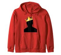Royal Anonymous Man with Golden Crown, Anonymous Sweat à Capuche