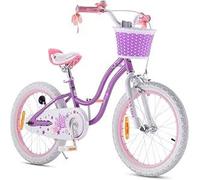 Royal Baby Star Girl 16 Vélo enfant fille avec roues stabilisatrices Vélo 16 pouces rose