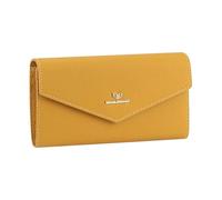 Royal Bagger enveloppe Portefeuille Long - Blocage RFID Simple Fentes Multicolores Porte-Cartes en Cuir véritable échange d'argent 2480 (Gelb)