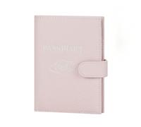 Royal Bagger Portefeuille de Passeport en Cuir véritable RFID pour Femmes, Porte-Cartes de Portefeuilles de Voyage décontractés avec Outil de Broche de Carte sim 3220 (Rose Clair)