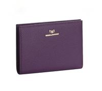 Royal Bagger RFID Genuine Leather Passport Wallets for Women, Travel Wallet with Card Slots, SIM Card Storage and Tool 4090 (Deep Purple)
