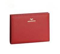 Royal Bagger RFID Genuine Leather Passport Wallets for Women, Travel Wallet with Card Slots, SIM Card Storage and Tool 4090 (Bright Red)