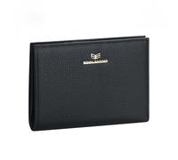 Royal Bagger RFID Genuine Leather Passport Wallets for Women, Travel Wallet with Card Slots, SIM Card Storage and Tool 4090 (Black)