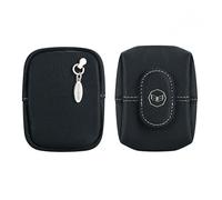Royal bagger RFID Mini Porte-Monnaie en Cuir pour Femme - Petite Pochette Portefeuille de Couleur Unie pour clés, écouteurs et Articles Essentiels 3603 (Noir)