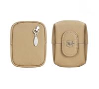 Royal bagger RFID Mini Porte-Monnaie en Cuir pour Femme - Petite Pochette Portefeuille de Couleur Unie pour clés, écouteurs et Articles Essentiels 3603 (Thé au Lait)