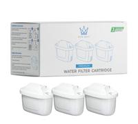 Royal Basics Cartouches de filtration à eau de qualité supérieure pour carafes BRITA XL Maxtra, Maxtra+ Plus, Mavea, Aluna Cool, Fjord Cool Plus, Laica BiFlux, Style, Elemaris, Marella et plus |||