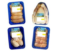 Royal Bernard - Assortiment 100% Poulet - Colis de Volaille Régionale - 4 barquettes de produits différents
