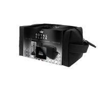ROYAL Black - Coffret 3 produits - Hespéridé & boisé - Parfum 100ml + Déodorant 150ml + Trousse - Fabriqué en France