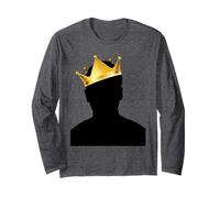 Royal Black King Magic with Golden Crown, Mysterious King Manche Longue