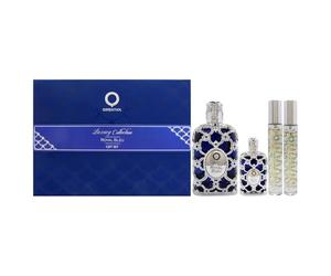 Royal Bleu by Orientica for Unisex - 4 Pc Gift Set 2.7oz EDP Spray, 7.5ml EDP Spray, 2 X 10ml EDP Spray