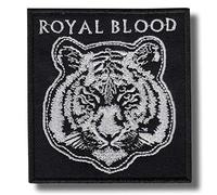 Royal Blood Patch Patch - Noir - Rectangulaire - 1 Pièce - Rock/Heavy Metal - Tissu Appliqué Patch