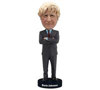 Royal Bobbles Boris Johnson Bobblehead, Figurine réaliste en polyrésine de qualité supérieure, numéro de série Unique, détails Exquis