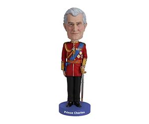 Royal Bobbles Charles III Nostalgic Édition limitée Prince Bobblehead, Figurine réaliste en polyrésine de qualité supérieure, numéro de série Unique, détails Exquis
