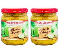 ROYAL BOURBON - Ile de la Réunion - Achards Pot en verre de 200g : (Mangue - Lot de 2 Pots.)