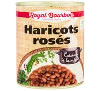 ROYAL BOURBON - Ile de la Réunion - Conserve : (Haricots rosés à la Créole Boîte de 800g. Lot de1)