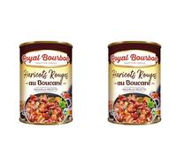ROYAL BOURBON - Ile de la Réunion - Conserve : (Haricots rouges au boucané Boîte de 420g. Lot de 2)