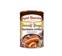 ROYAL BOURBON - Ile de la Réunion - Conserve : (Haricots rouges aux saucisses Créoles Boîte de 420g. Lot de1)