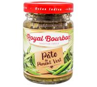 ROYAL BOURBON - Ile de la Réunion - Pâte de piment Pot en verre de 90g : (Piment Vert, Piment Vert - Lot de 2 Pots de 90g)