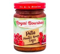 ROYAL BOURBON - Pâte de Piment Rouge Cabri - Île de la Réunion · Tradition Créole · Au Gingembre et Combava · Prêt à L'Emploi - Le Pot de 90g - Le Lot De 3