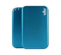 Royal Box B52 Edition : design élégant en aluminium, hygiénique, compact - Bleu