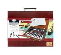Royal Brosse Boîte en Bois Art de Peinture Aquarelle 25