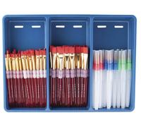 Royal Brosse, grands enfants Choix Plat Brosse de peinture et tablier Lot, tailles assorties, Lot de 84 tabliers de brosses/12