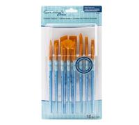 Royal Brush Crafter's Choice Gold Taklon Lot de 15 pinceaux Taille S à M