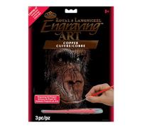 Royal Brush Kit de Gravure en Feuille de cuivre 20,3 x 25,4 cm - The Wise Simian