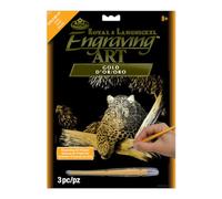 Royal Brush Kit de Gravure en Feuille d'or 20,3 x 25,4 cm, Pois