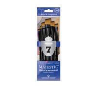 Royal Brush Majestic Angulaire Brosse Set-7/Pkg