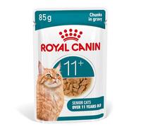 Royal CANIN AGEING 11+ Gravy | 12 x 85 g | Nourriture Humide pour Chats de Plus de 11 Ans | Formule avec Le Complexe HealthyAge7 | Délicieux Morceaux en Sauce