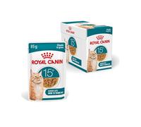 ROYAL CANIN AGEING 15+ Gravy | 12 x 85 g | Nourriture Humide pour Chats Seniors à partir de 15 Ans | Formule avec Le HealthyAge7™ Advanced Complex | Morceaux en Sauce