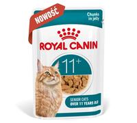 ROYAL CANIN AGEING 11+ Gelée | 12 x 85 g | Nourriture Humide pour Chats Seniors à partir de 11 Ans | Formule avec Le Complexe HealthyAge7™ | Morceaux Savoureux en gelée