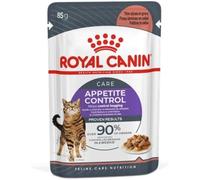 Royal Canin Appetite Control Care en Sauce | 12 x 85 g | Aliment Complet pour Chats Adultes | Recommandé pour contrôler Le comportement de mendicité