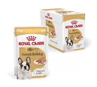 ROYAL CANIN Bouledogue Français Adulte Mousse | Pack Double | 2 x 12 x 85 g | Aliment Complet pour bouledogues français à partir de 12 Mois