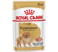 Royal Canin Pomeranian Adult – Mousse pour Spitz adultes & âgés – dès 8 mois – 12×85 g