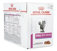 Royal Canin Chat Renal Poulet En Sauce Sachets 12x85g