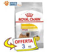 Royal Canin Chien → Adult Medium Derma Comfort - 3/12 KG - Croquettes Chien,